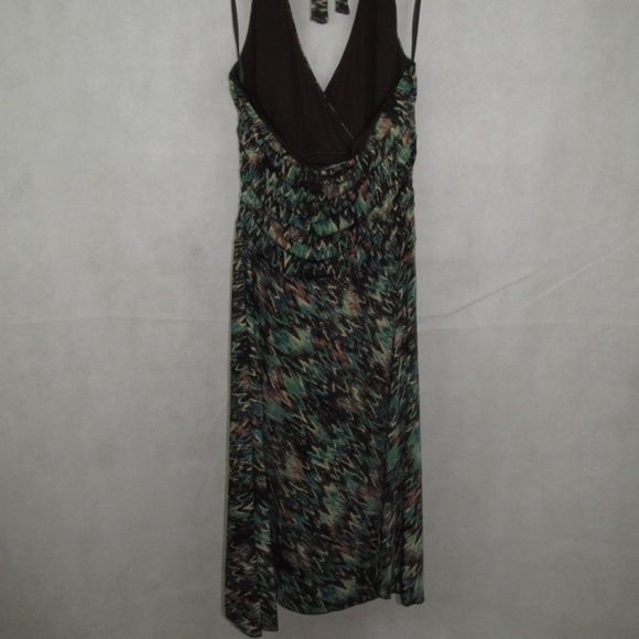AGB Dress Halter Size 6 Stretch Multi Color USA - Picture 5 of 8